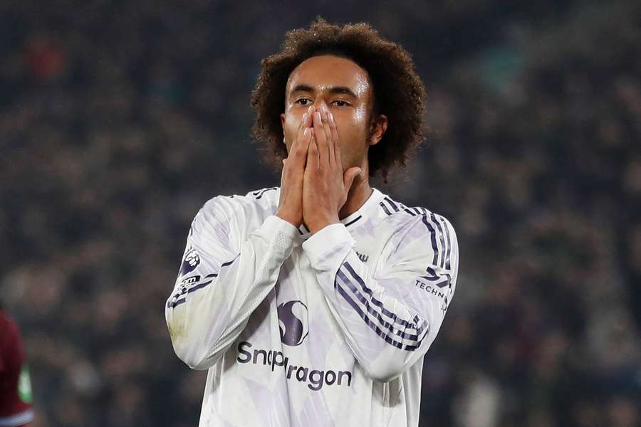 Joshua Zirkzee konnte die Serie von United heute auch nicht retten.