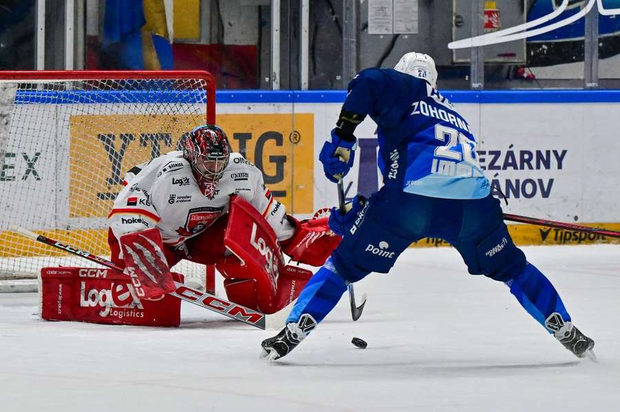 Hynek Zohorna se blýskl hattrickem.