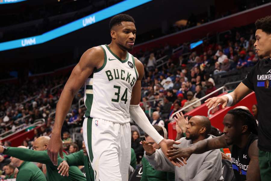Giannis Antetokounmpo cette nuit contre Detroit.