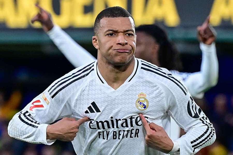 Mbappé garantiu a vitória do Real Madrid sobre o Villarreal