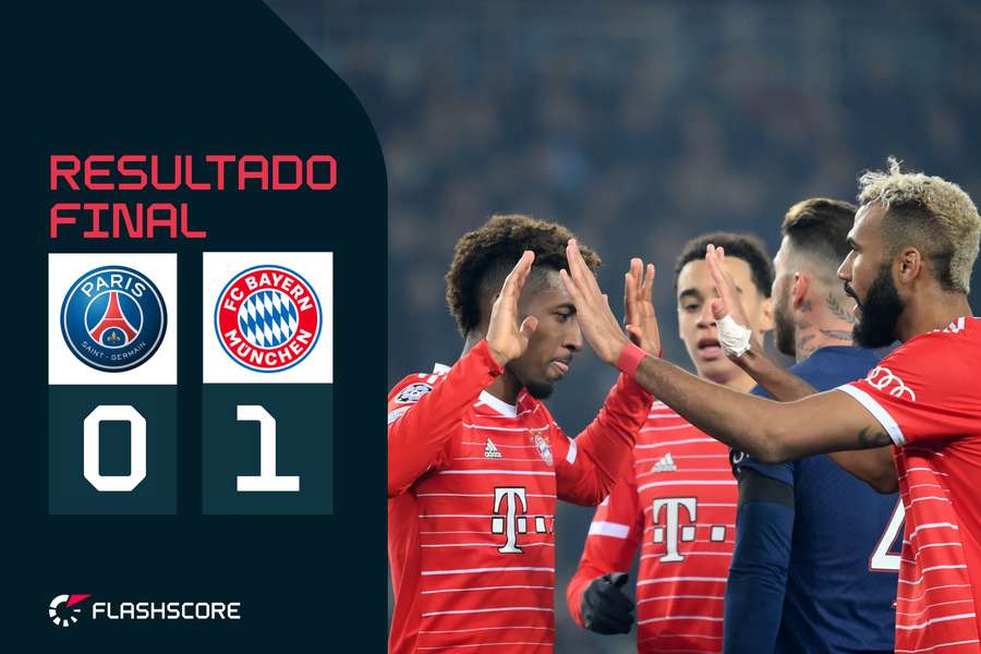 Coman marcou, não festejou mas deu a vitória ao Bayern em Paris