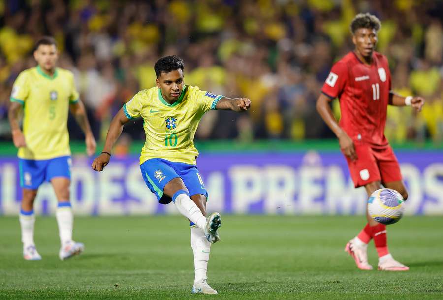 Rodrygo fez o gol da vitória magra e recente sobre o Equador