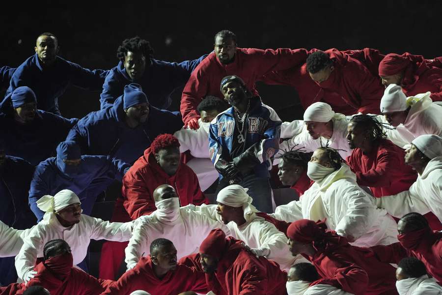 Kendrick Lamar protagonizó el descanso de la SuperBowl LIX