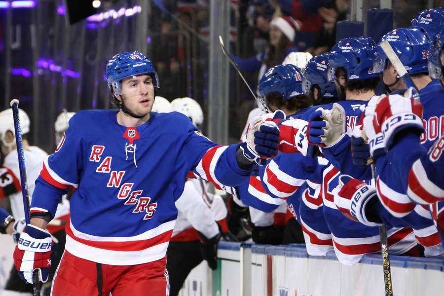 Cuylle celebrates a recent goal for New York