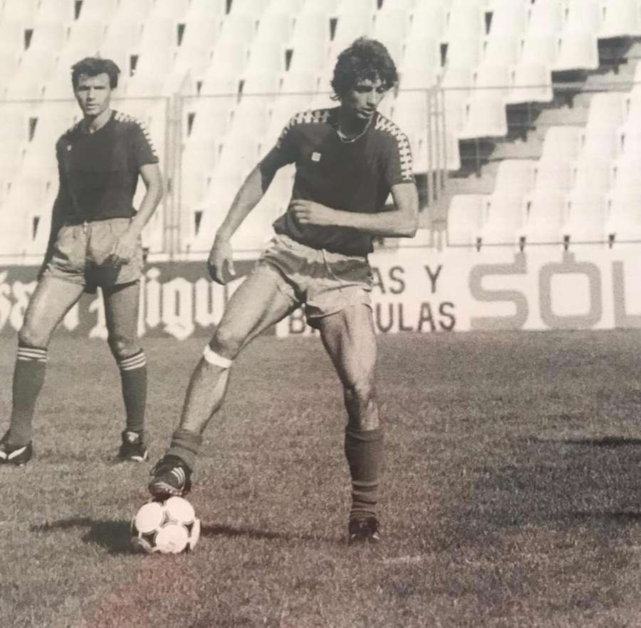 Josep Samper, en sus tiempos de jugador del Espanyol
