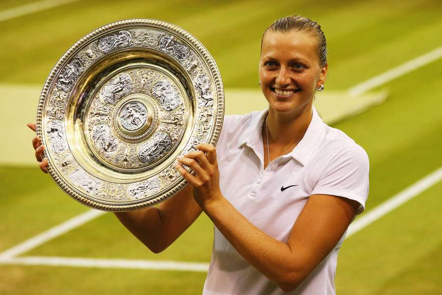 Kvitova stormed to win her second Wimbledon title in 2014, the shortest women's final at the All England Club since 1983
