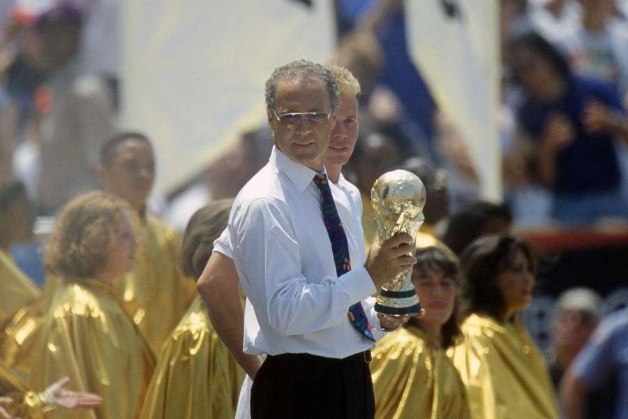 Franz Beckenbauer var et stort ikon i tysk fodbold.
