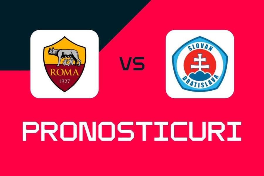 Champions League, Roma-Slovan Bratislava: pronosticuri, cele mai bune pariuri și cote