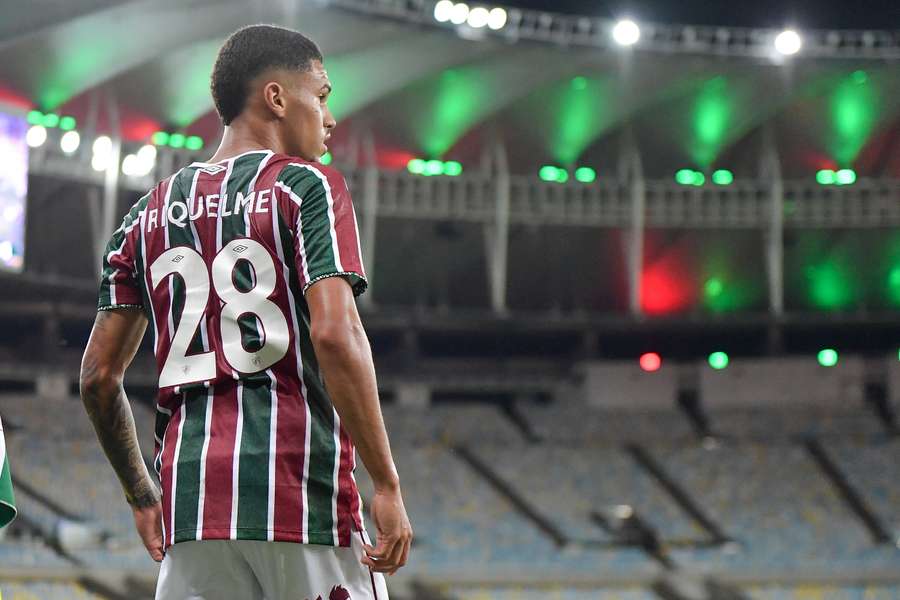 Riquelme, do Fluminense, em jogo contra o Boavista