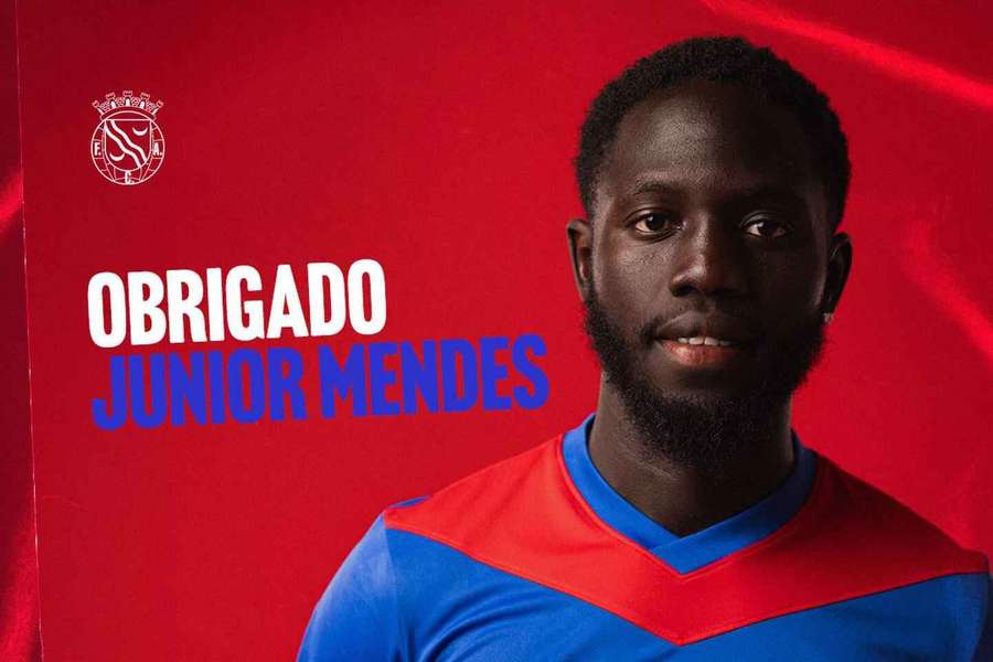 Junior Mendes não chegou a jogar pelo Alverca
