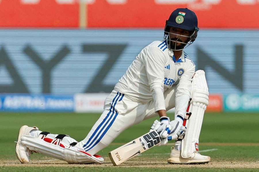 Rajat Patidar in action for India