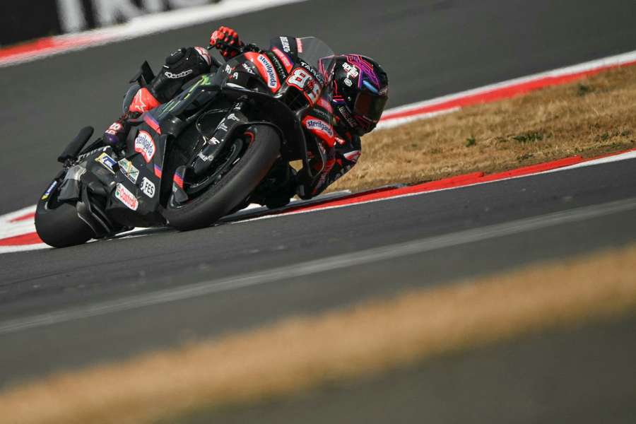 Aprilia's Jorge Martin in action Aprilia's Jorge Martin in action