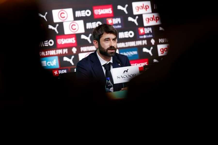 Luís Freire falou aos jornalistas Luís Freire falou aos jornalistas