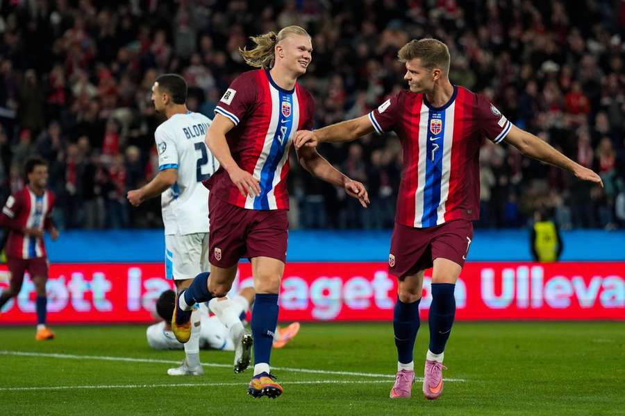 Erling Haaland celebra