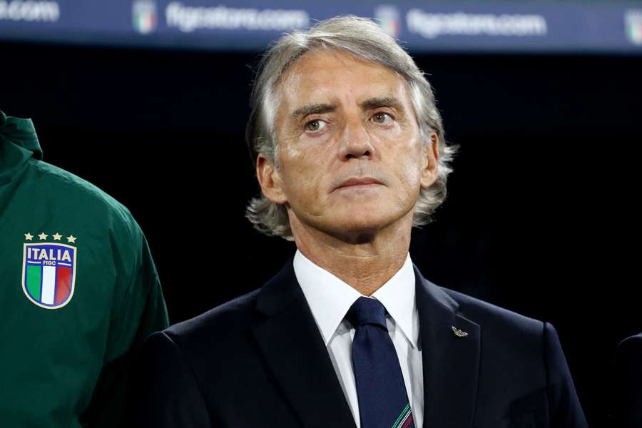 Roberto Mancini, selecionador de Itália Roberto Mancini, selecionador de Itália