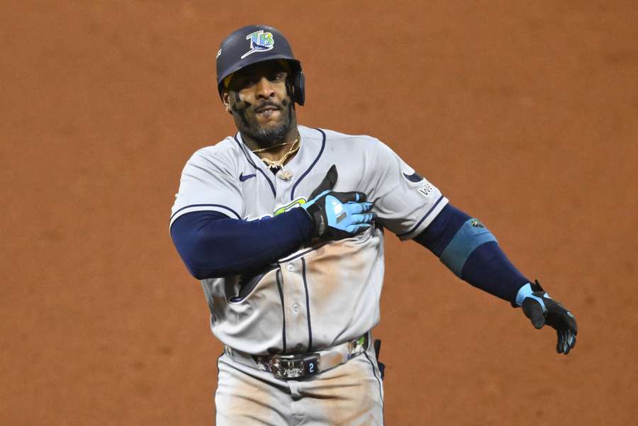 Yandy Diaz of the Tampa Bay Rays Yandy Diaz of the Tampa Bay Rays