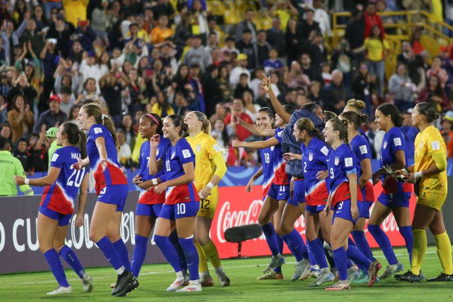 Estados Unidos celebra el bronce conquistado en Colombia.