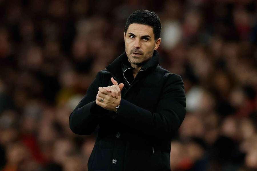 El entrenador del Arsenal, Mikel Arteta
