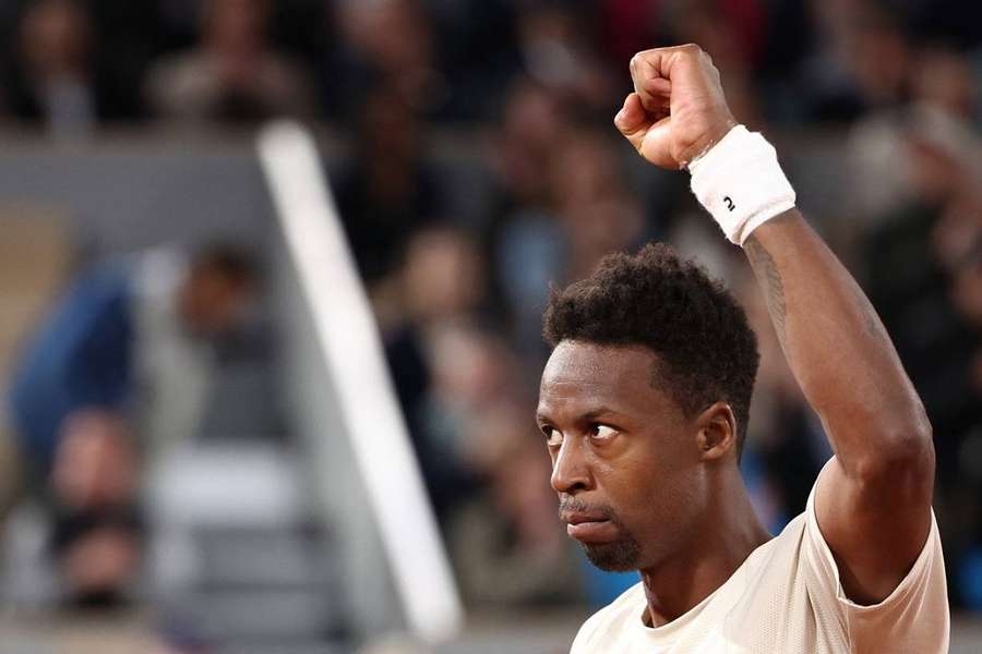 Gaël Monfils venceu em 4 sets na segunda-feira (6-4, 3-6, 6-3, 6-4).