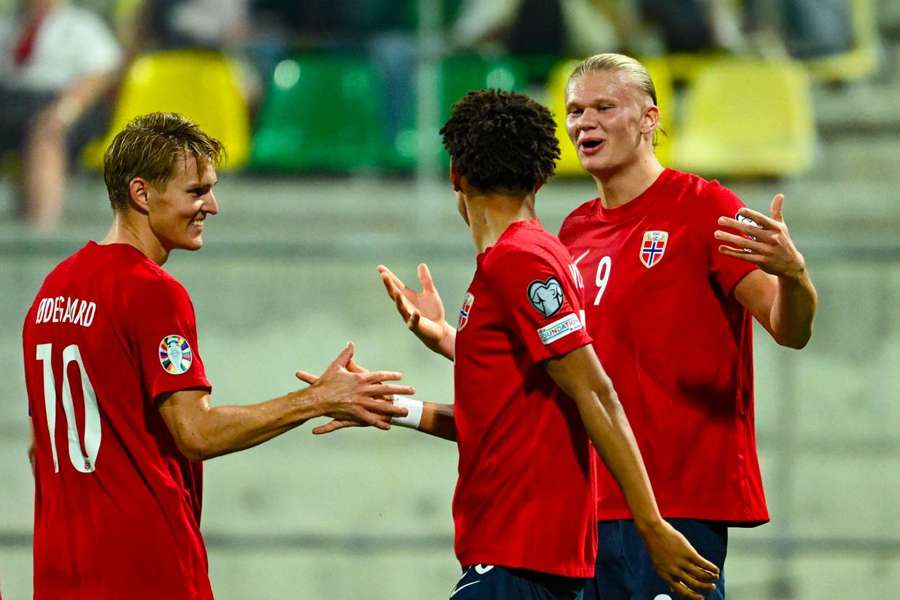 Neither Martin Odegaard nor Erling Haaland will appear at the Euros