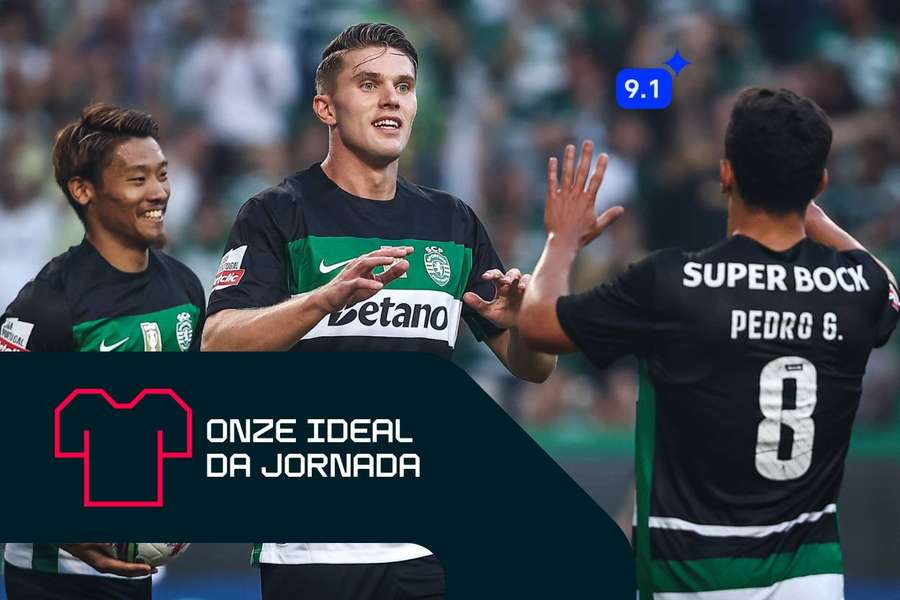 Pedro Gonçalves e Gyökeres em destaque no triunfo do Sporting