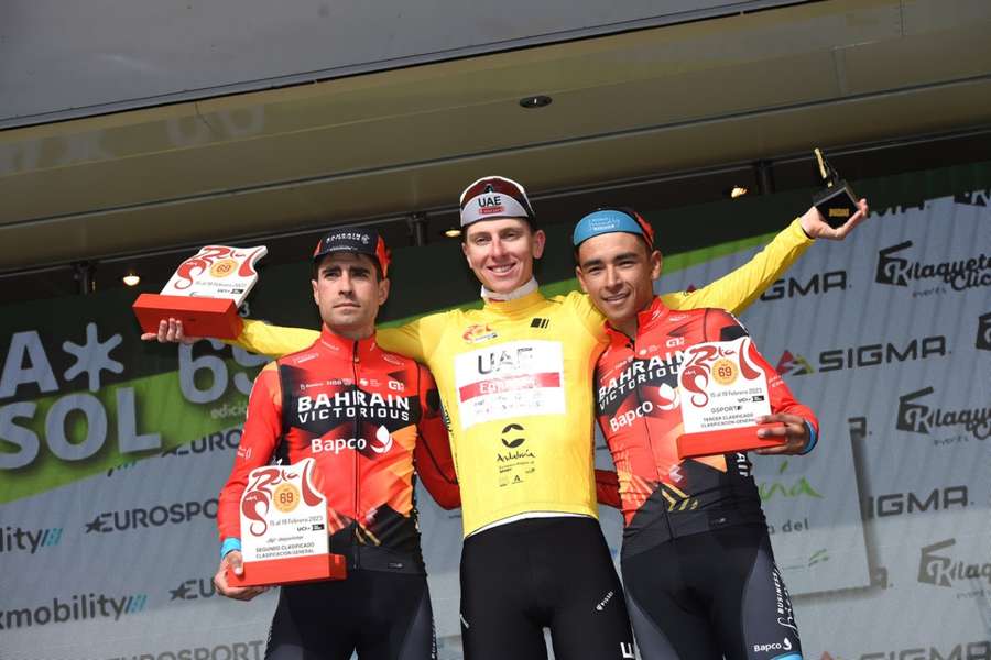 Omar Fraile ganó la última etapa de la Vuelta a Andalucía