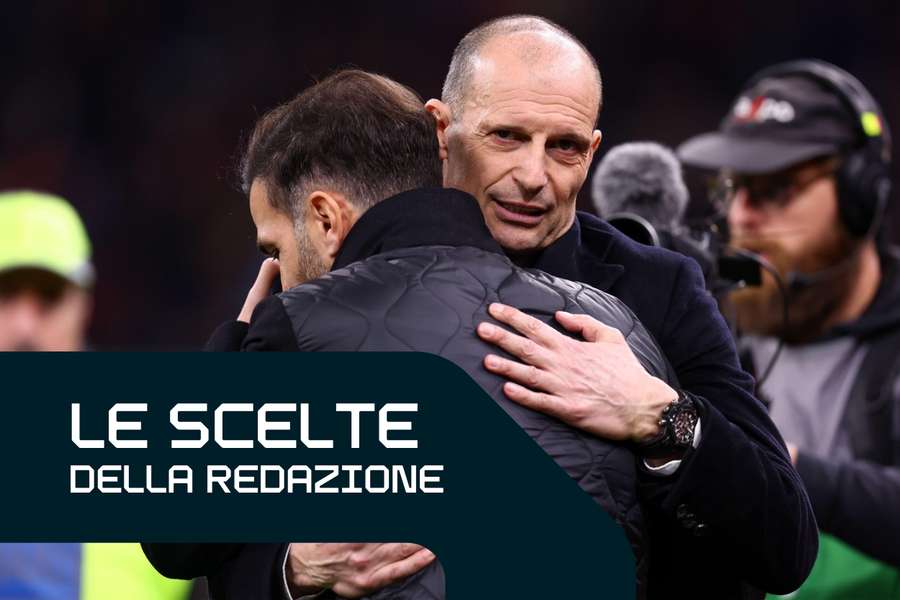 Allegri abbraccia Fabregas