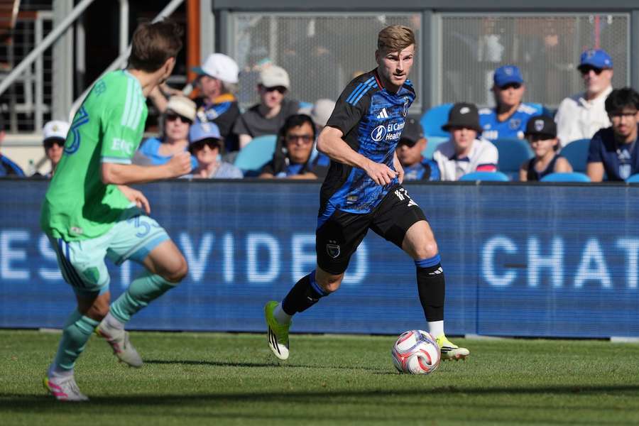 Timo Werner hat sein Startelfdebüt für San Jose in der MLS gefeiert. Timo Werner hat sein Startelfdebüt für San Jose in der MLS gefeiert.