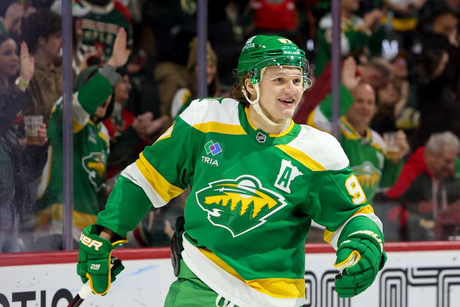 Kaprizov je druhým najlepším strelcom NHL. 