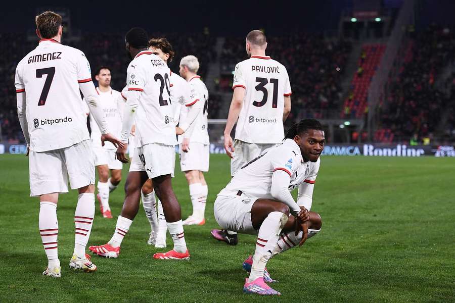 Rafael Leão marcou, mas não foi suficiente