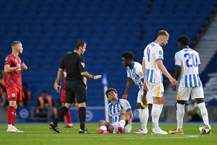 O'Riley fik en forfærdelig start på sin nye karriere i Brighton