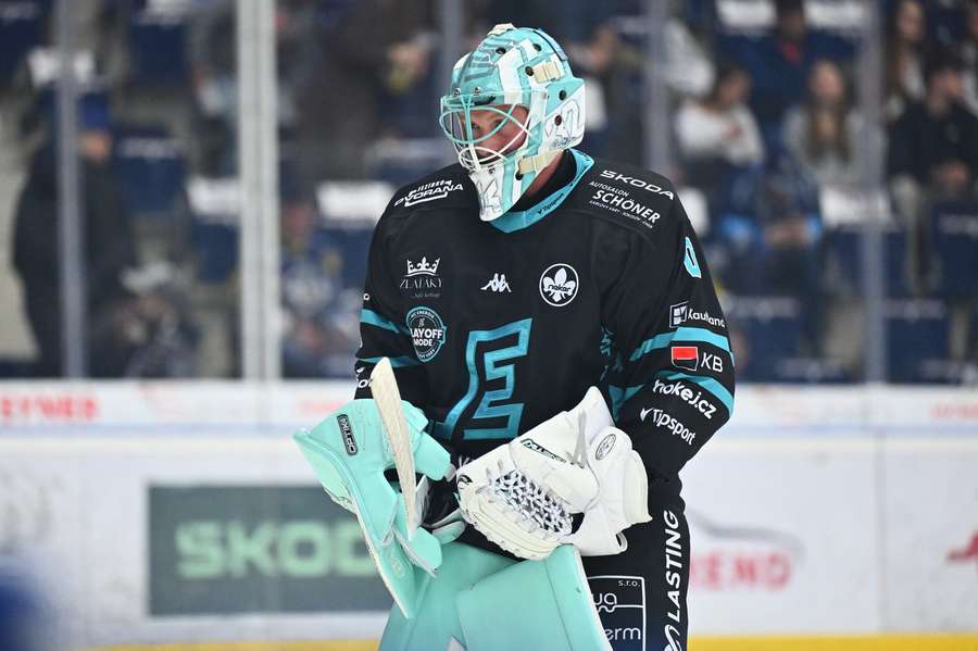 Brankář Dominik Frodl dotáhl letos Karlovy Vary po 17 letech do semifinále play off.