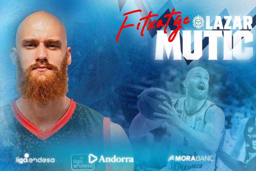 Lazar Mutic ficha por el MoraBanc Andorra