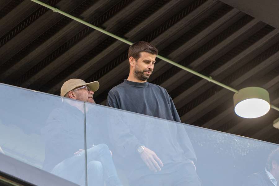 Piqué, en un partido anterior del Andorra