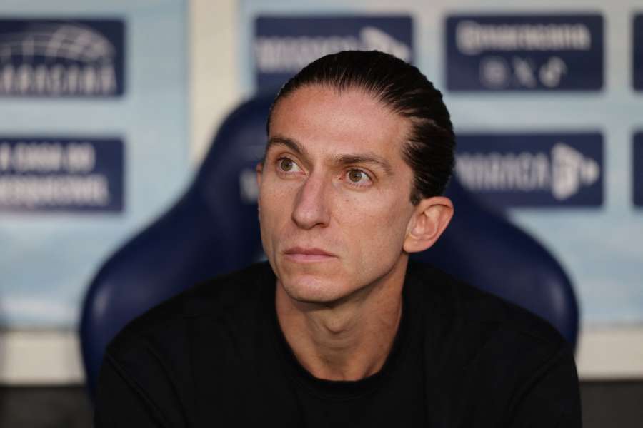Filipe Luís, treinador do Flamengo