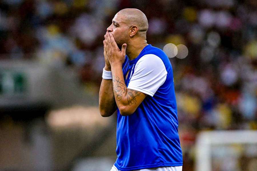 Adriano bei seinem Abschiedsspiel im Maracana