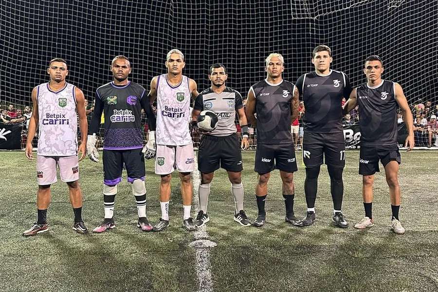 Os jogadores que participaram no torneio em Assú