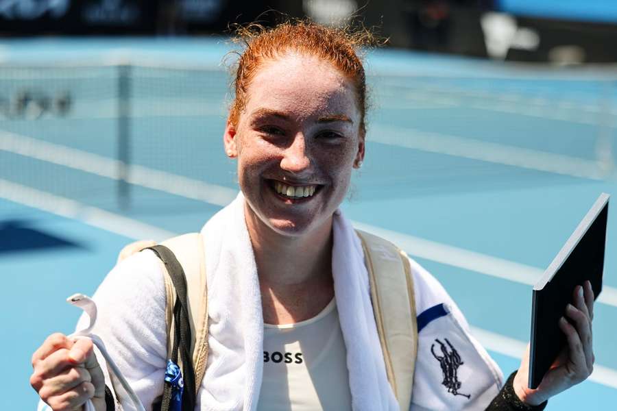 Die 18-jährige Hamburgerin Ella Seidel schaffte die Qualifikation für den Hauptbewerb der Australian Open 2024.