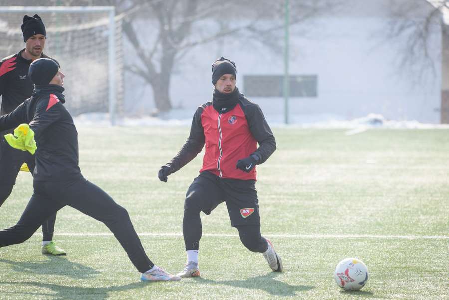 Imagine de la antrenamentul FK Csíkszereda, liderul Ligii 2