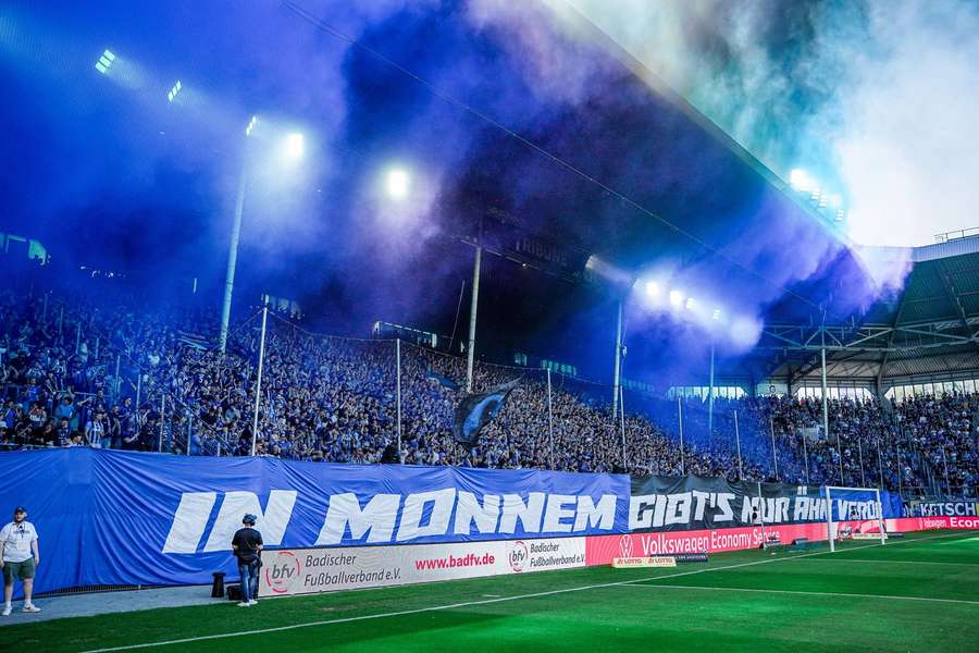 Die Fans von Waldhof Mannheim freuen sich auf das Duell mit dem 1. FC Kaiserslautern. Die Fans von Waldhof Mannheim freuen sich auf das Duell mit dem 1. FC Kaiserslautern.