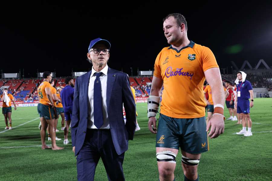 Les Kiss and Harry Wilson share thoughts after a tough win over Japan on Saturday.