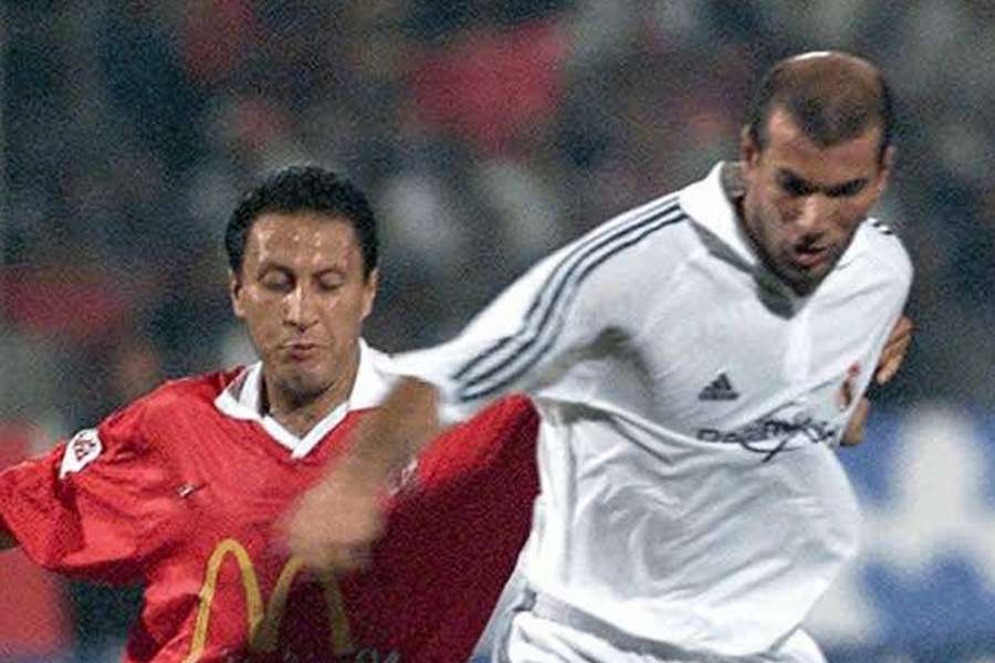 Zidane dava os primeiros passos com a camisola do Real Madrid