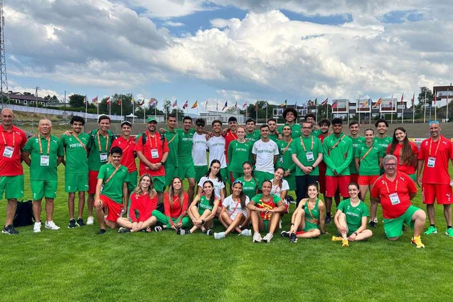 A comitiva portuguesa na Noruega