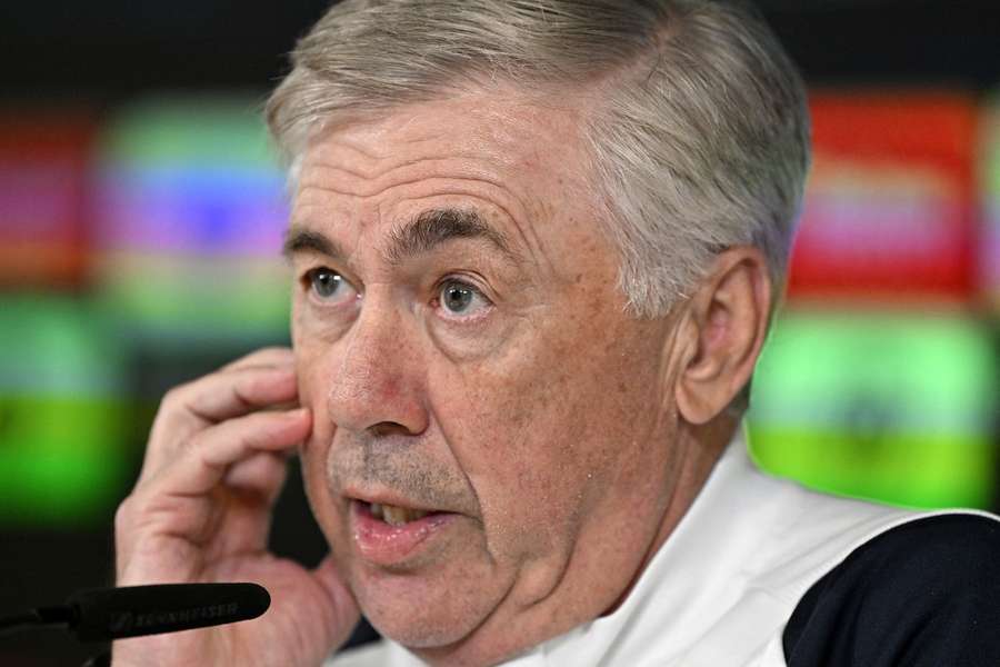 Ancelotti em coletiva na véspera do jogo contra o Villarreal