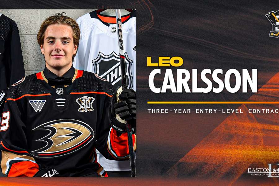 Leo Carlsson má namířeno do Kalifornie.