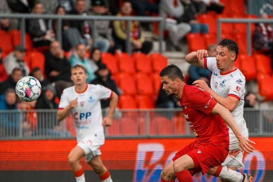 Fotbalisté Chrudimi první zápas baráže nezvládli. 