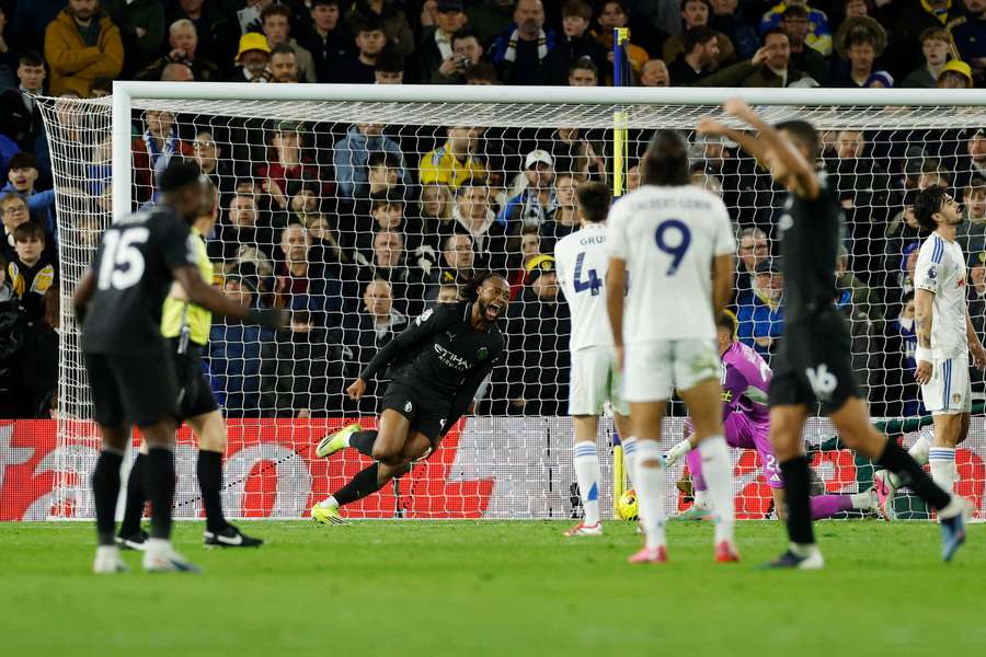 Antoine Semenyo celebrates scoring Antoine Semenyo celebrates scoring