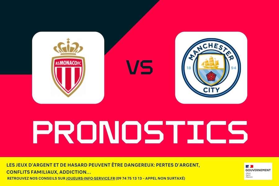Monaco vs Man City : Les pronostics, les meilleurs paris et les cotes de la Ligue des champions