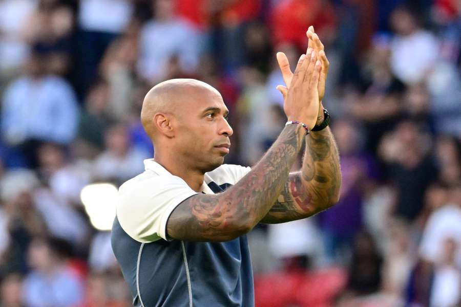 Thierry Henry dopo la finale olimpica.