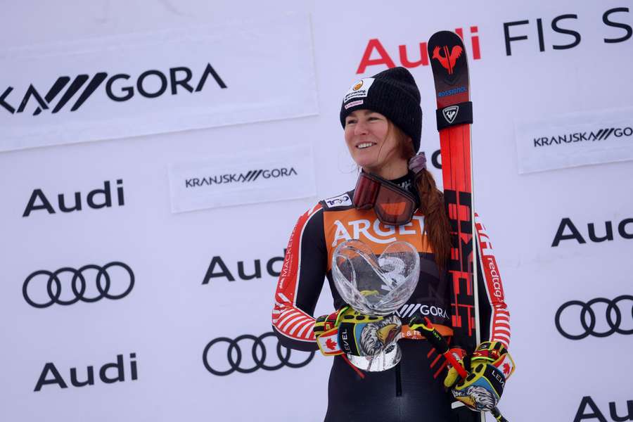 Valerie Grenier claimed her second World Cup victory
